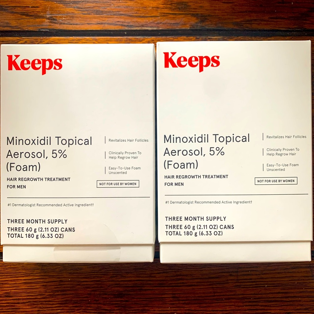 Keeps 5% Minoxidil Topical Aerosol Foam